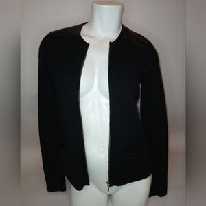 Cashmere Sweater Charter Club Cashmere Sweater Genuine Leather Zip Sweater